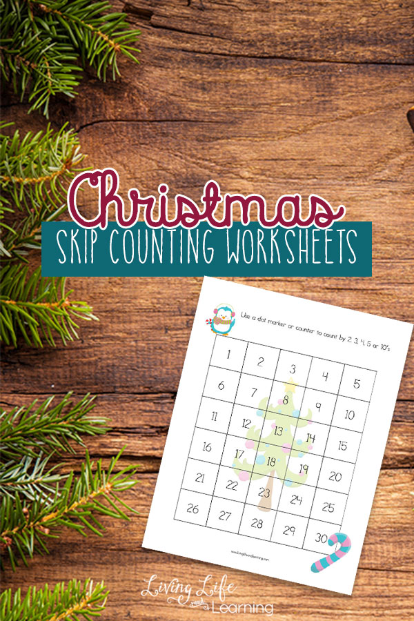 Christmas Skip Counting Worksheets