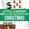 Little Learners Print & Go Activity Kit: Christmas