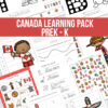 Canada Learning Pack - Preschool to Kindergarten