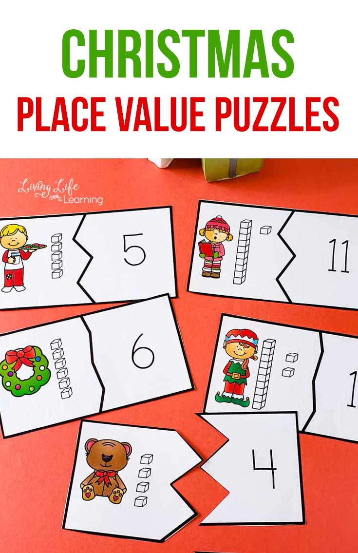 Learning about place values? Try these fun Christmas place value puzzles this holiday season to bring Christmas into your school room.
