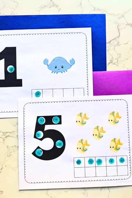 Little Learners Print & Go Math Kit: Ocean