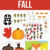 Little Learners Print & Go Activity Kit: Fall