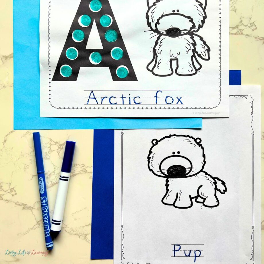 Little Learners Print & Go Activity Kit: Arctic Animals