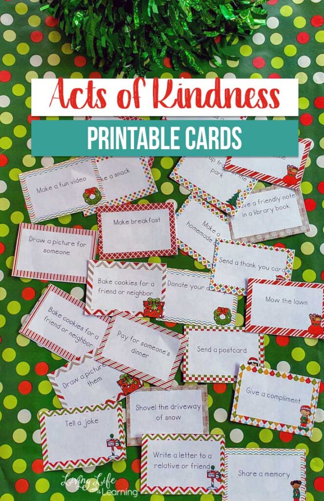 Acts of Kindness Printable Cards