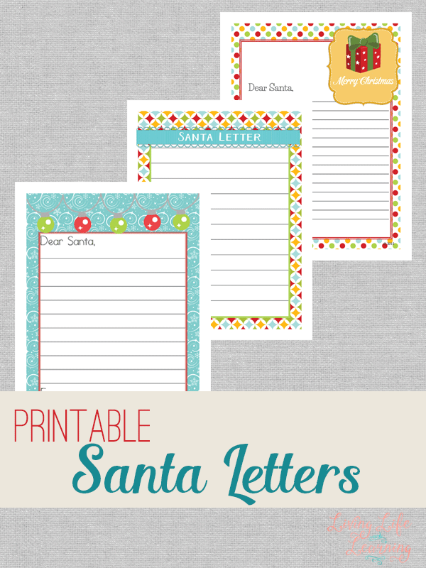 Printable Santa Letters