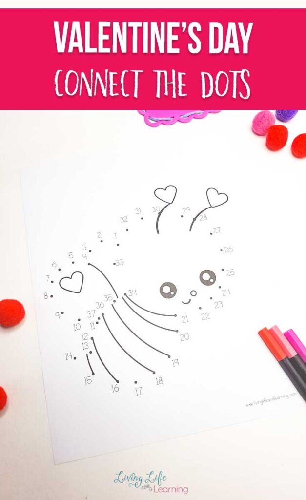 Valentine’s Day Connect the Dots Printables