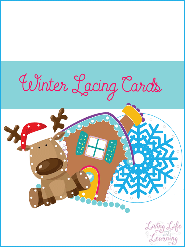 Winter Lacing Cards