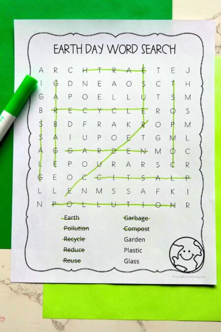 Little Learners Print & Go Activity Kit: Earth Day