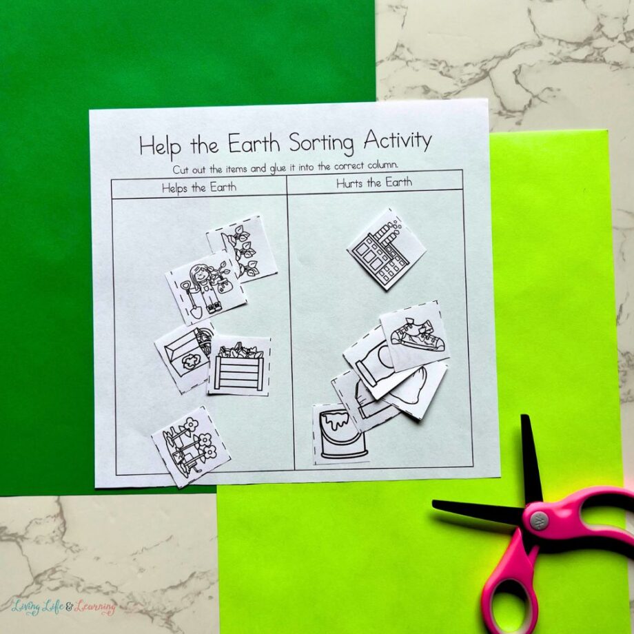 Little Learners Print & Go Activity Kit: Earth Day