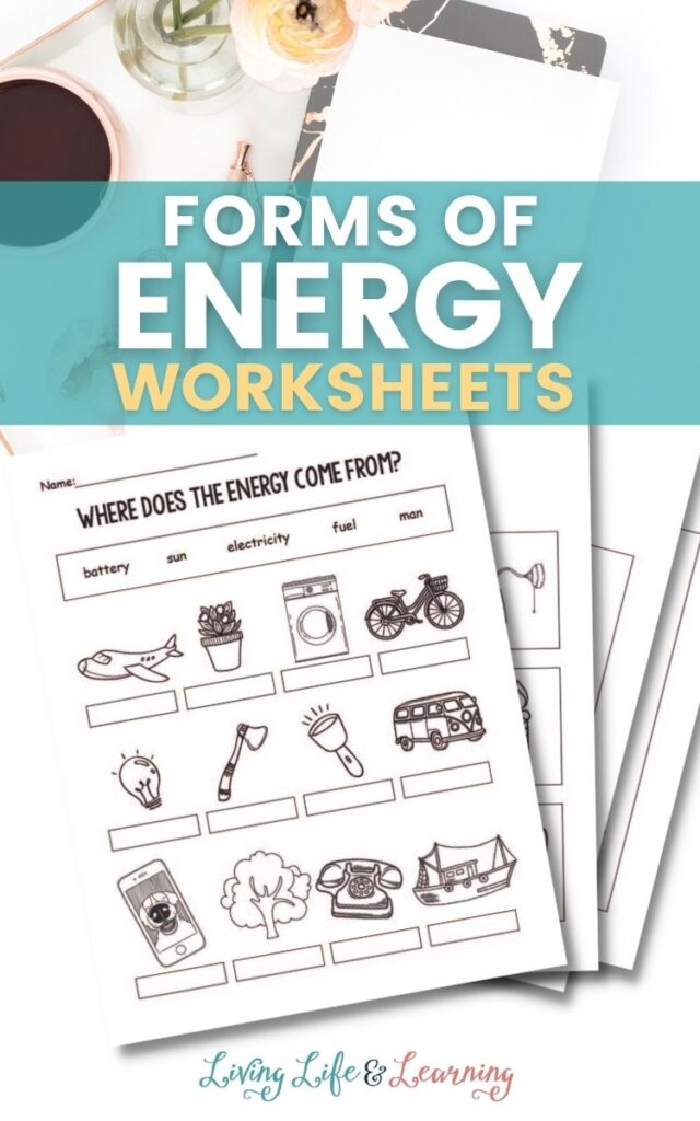 Forms of Energy Worksheets