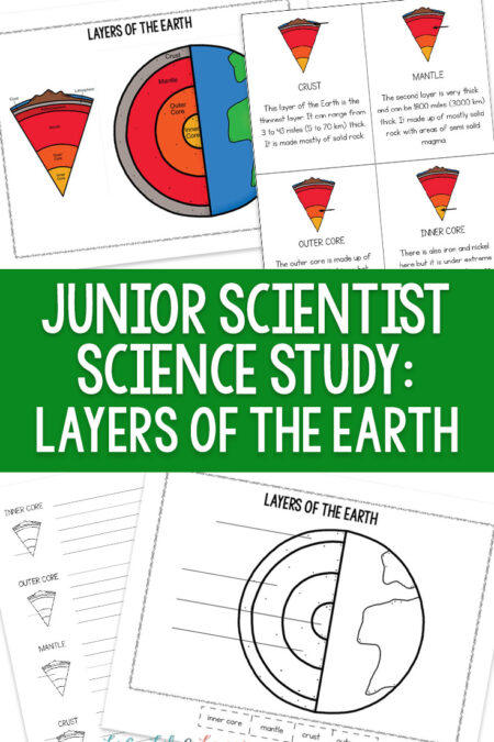 Junior Scientist Science Study: Layers of the Earth
