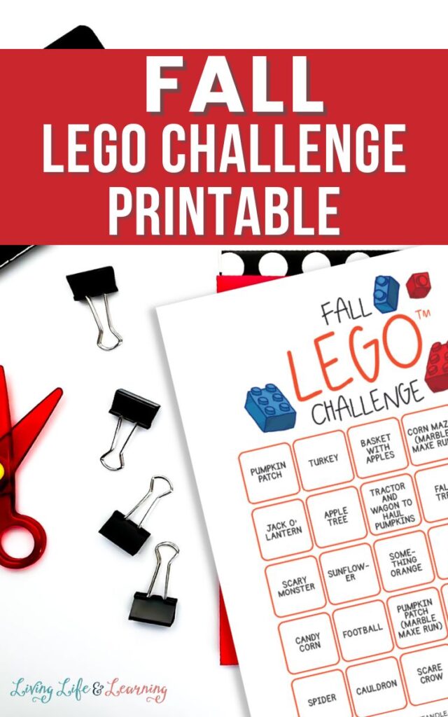 Fall Lego Challenge Printable