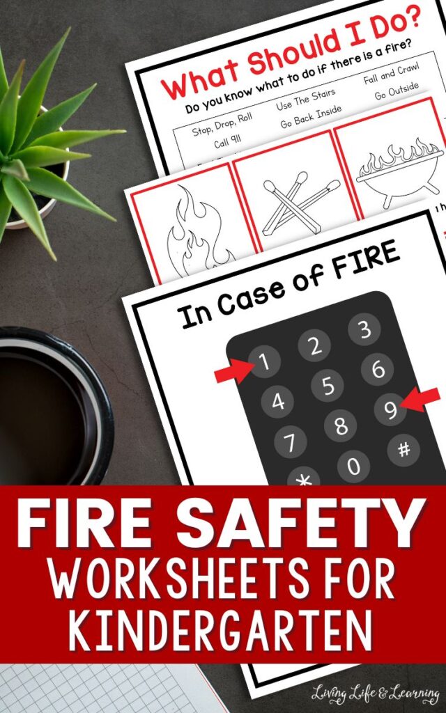 Fire Safety Worksheets for Kindergarten