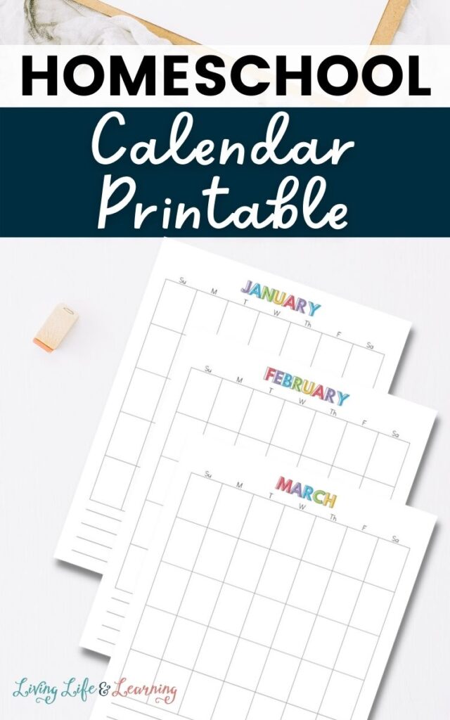Homeschool Calendar Printable