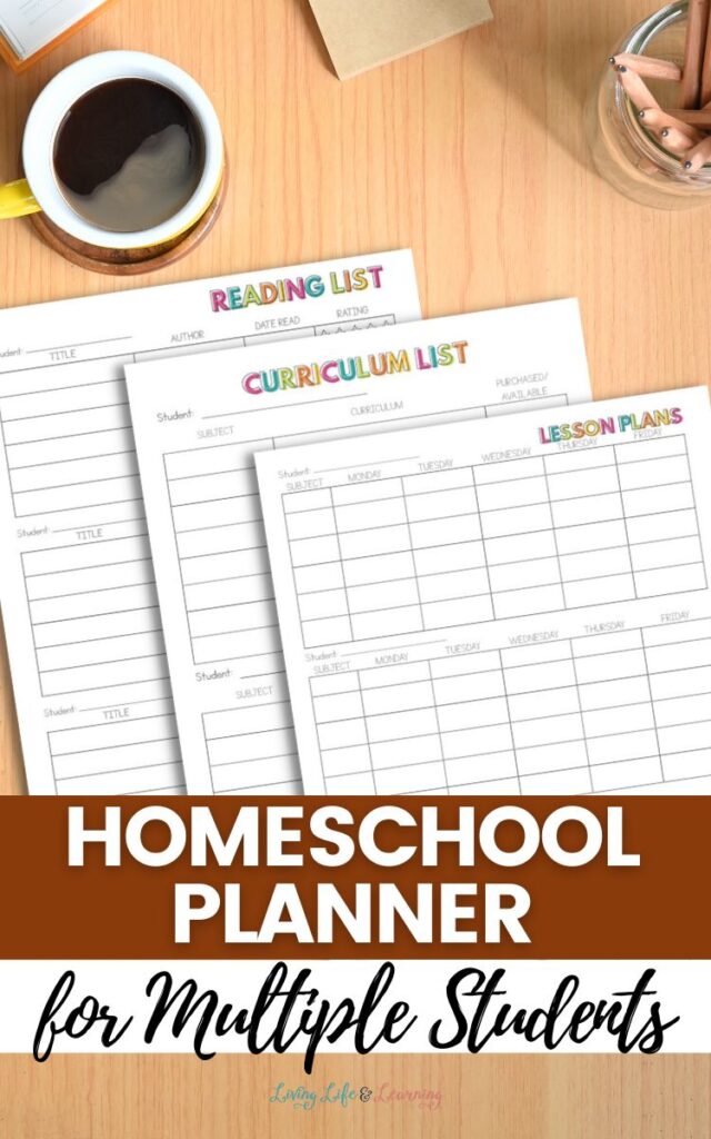 Homeschool Planner for Multiple Students