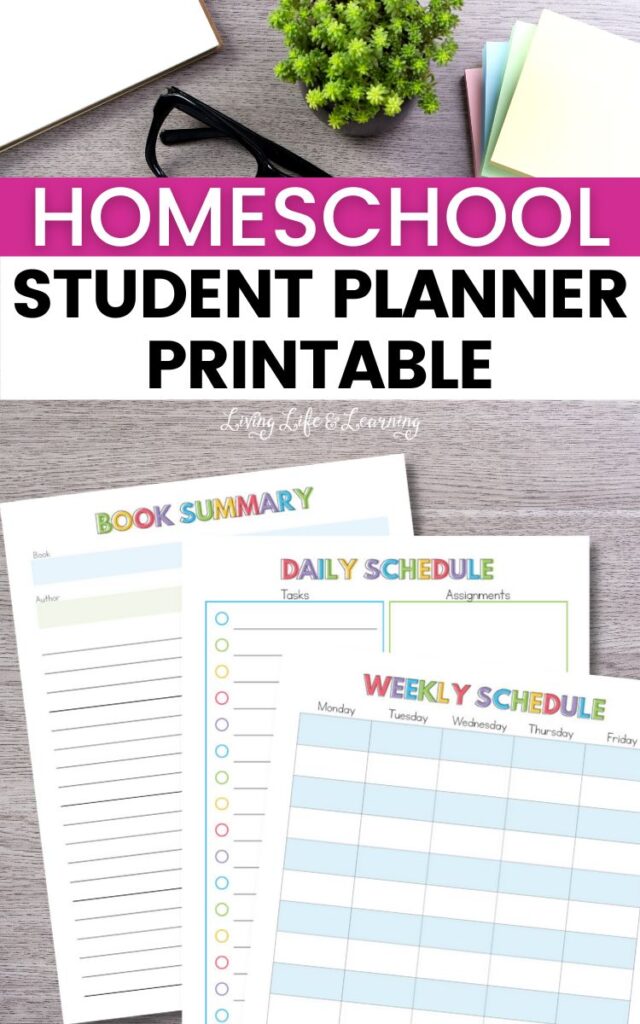 Homeschool Student Planner Printable