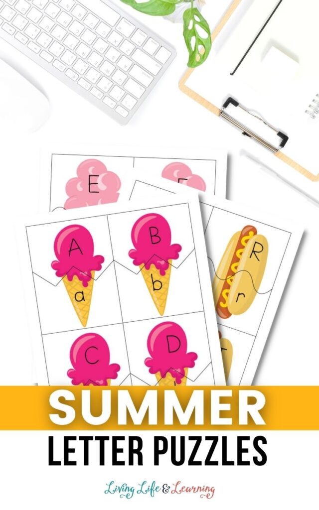 Summer Letter Puzzles
