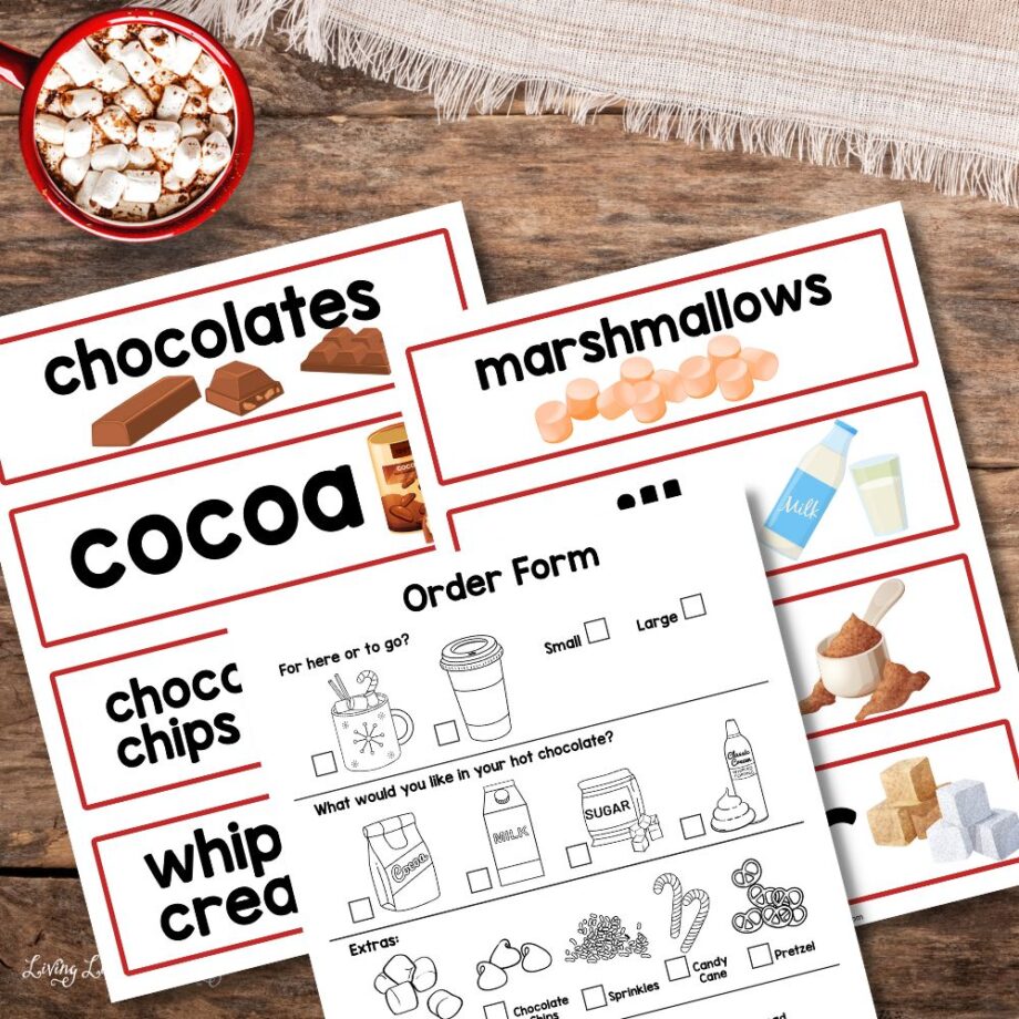 Hot Chocolate Stand Pretend Play Pack