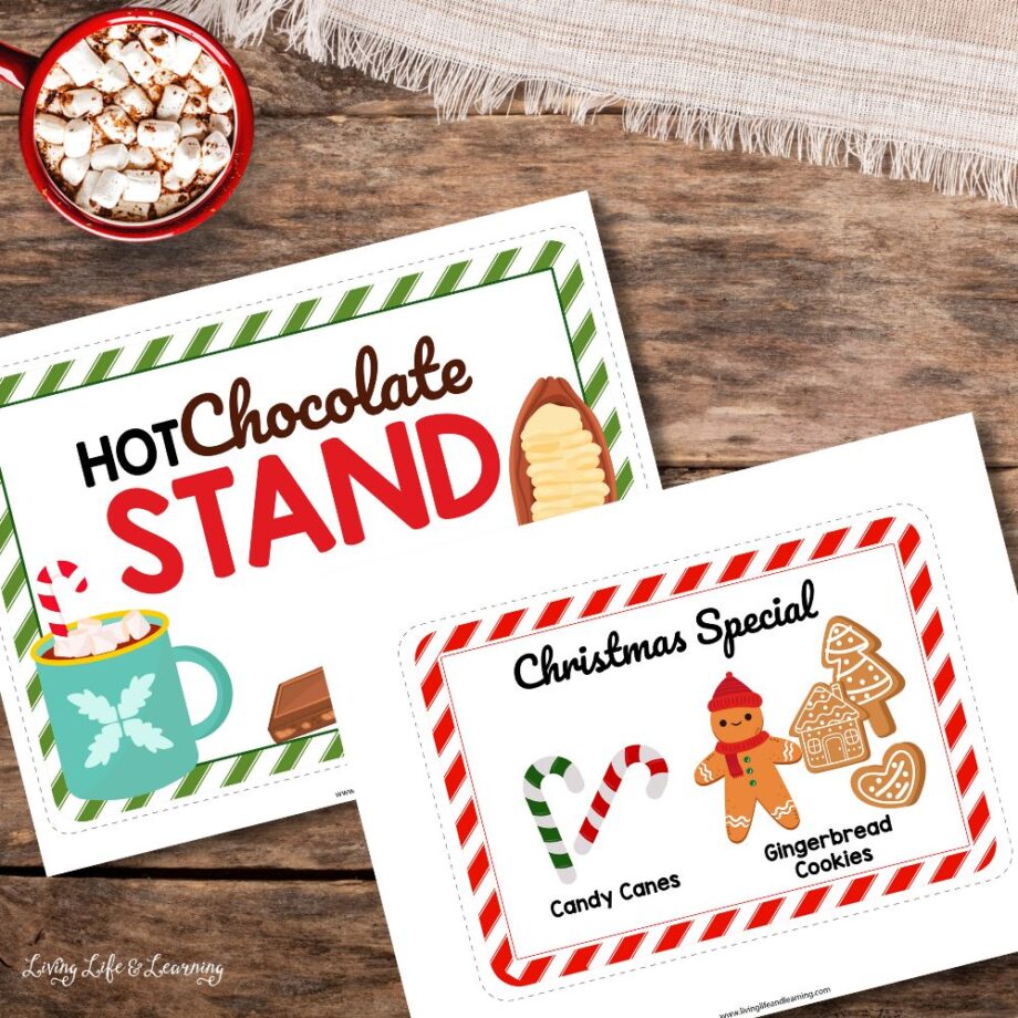 Hot Chocolate Stand Pretend Play Pack