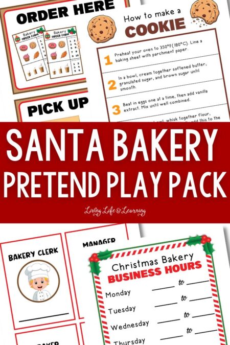 Santa Bakery Pretend Play Pack