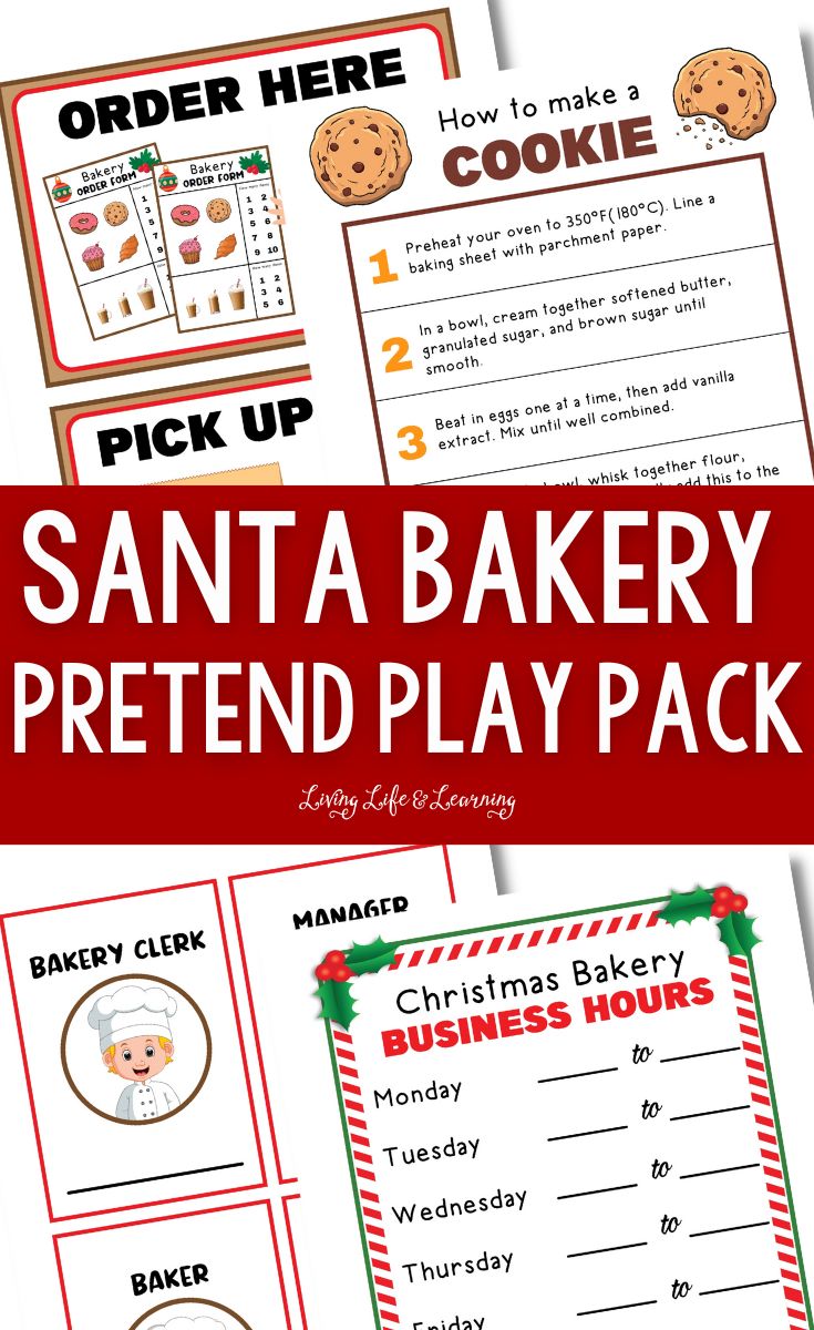Santa Bakery Pretend Play Pack