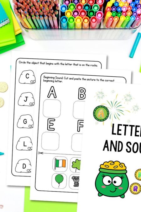 Little Learners Print & Go Activity Kit St. Patrick's Day