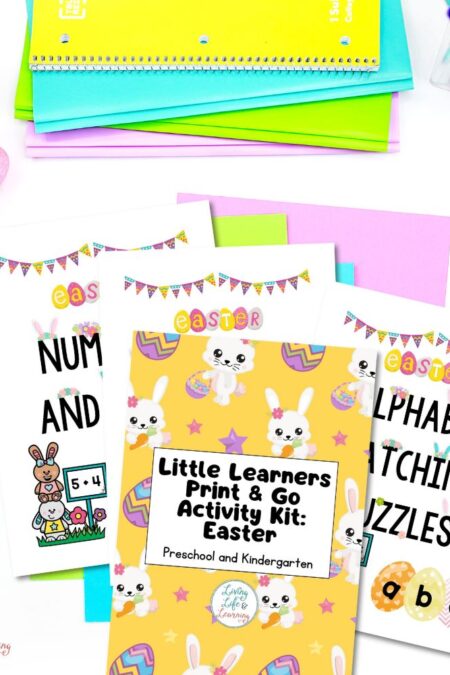 Little Learners Print & Go Activity Kit Easter