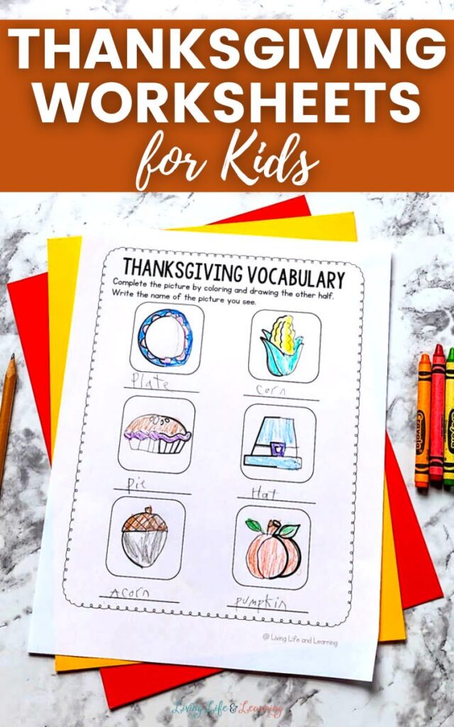 Thanksgiving Worksheets for Kids