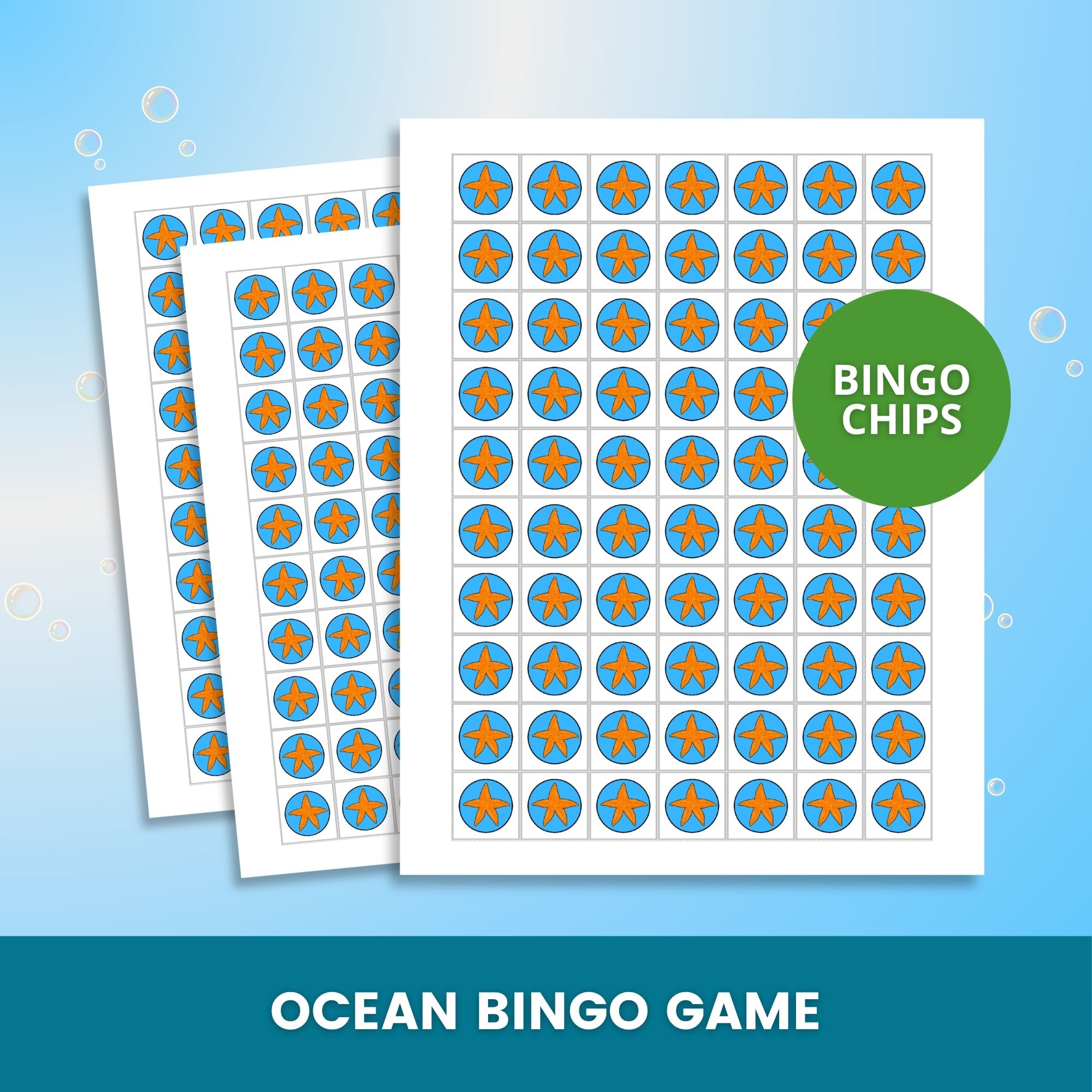 Ocean Bingo Printable