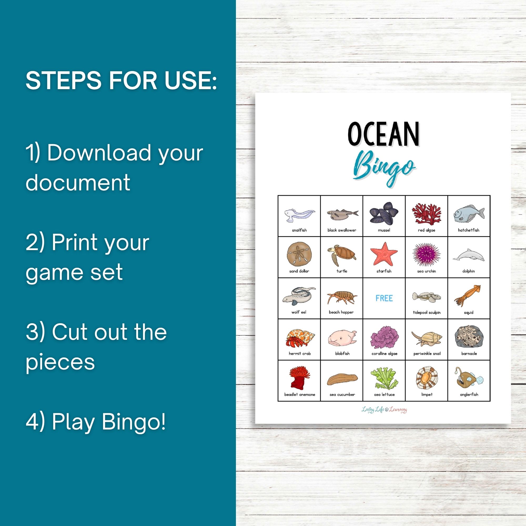 Ocean Bingo Printable - Image 7