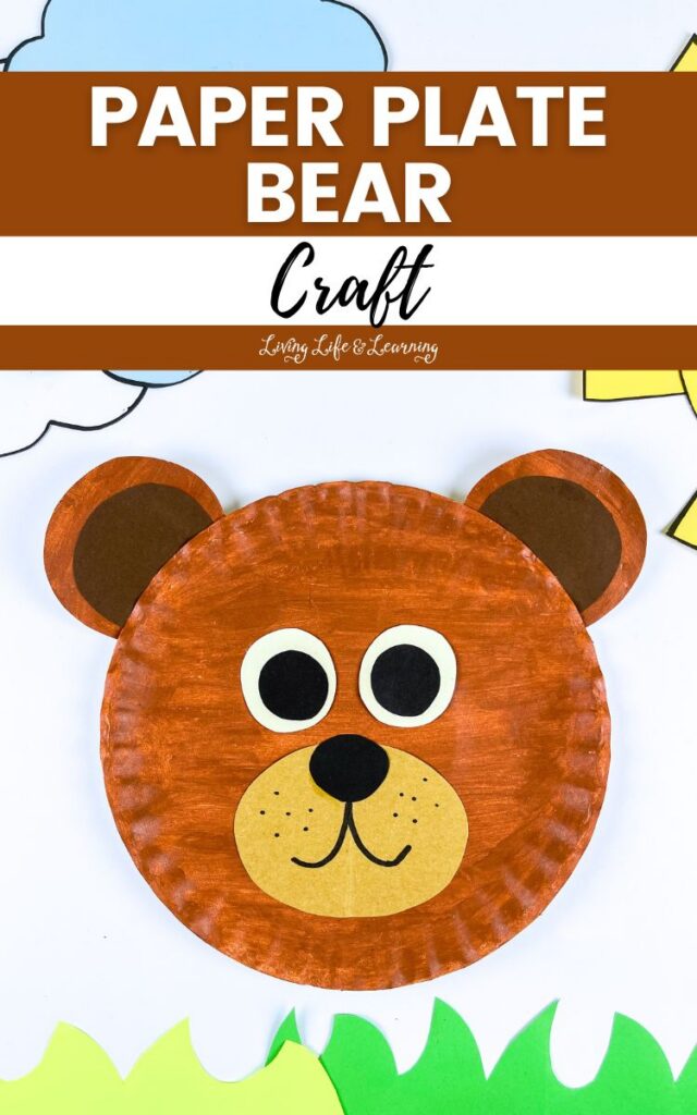 Paper Plate Bear Craft Template