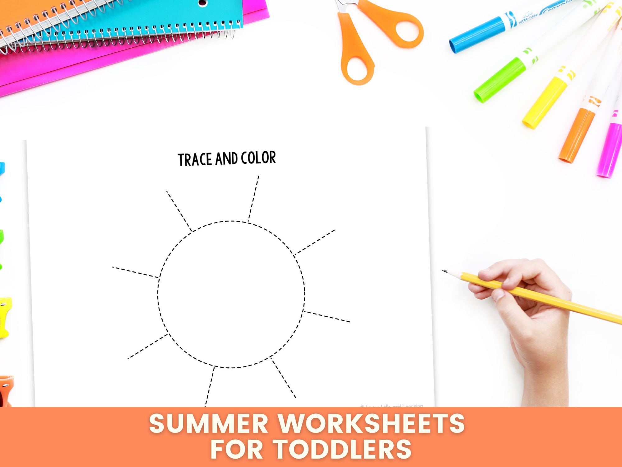 pages of Summer Worksheets for Toddlers