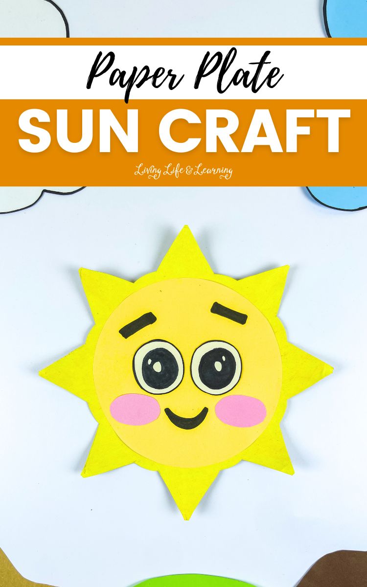 Paper Plate Sun Craft Template
