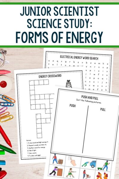 pages of Junior Scientist Science Study: Forms of Energy