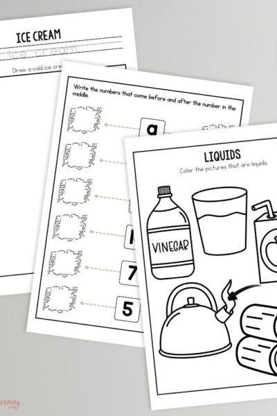TPT Graphics – Little Learners Activity Pack_ States of Matter (2) three Little Learners Activity Pack: States of Matter