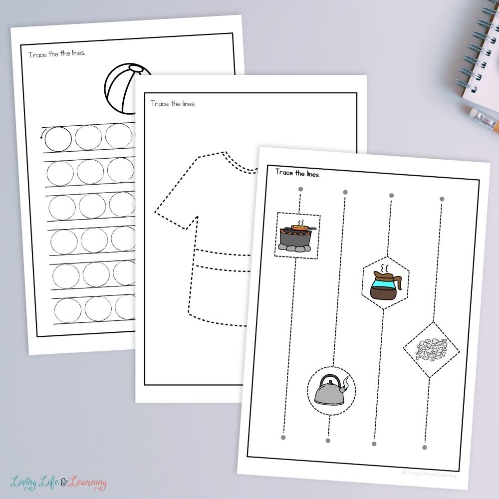 activities included in the Little Learners Fine Motor Pack: States of Matter