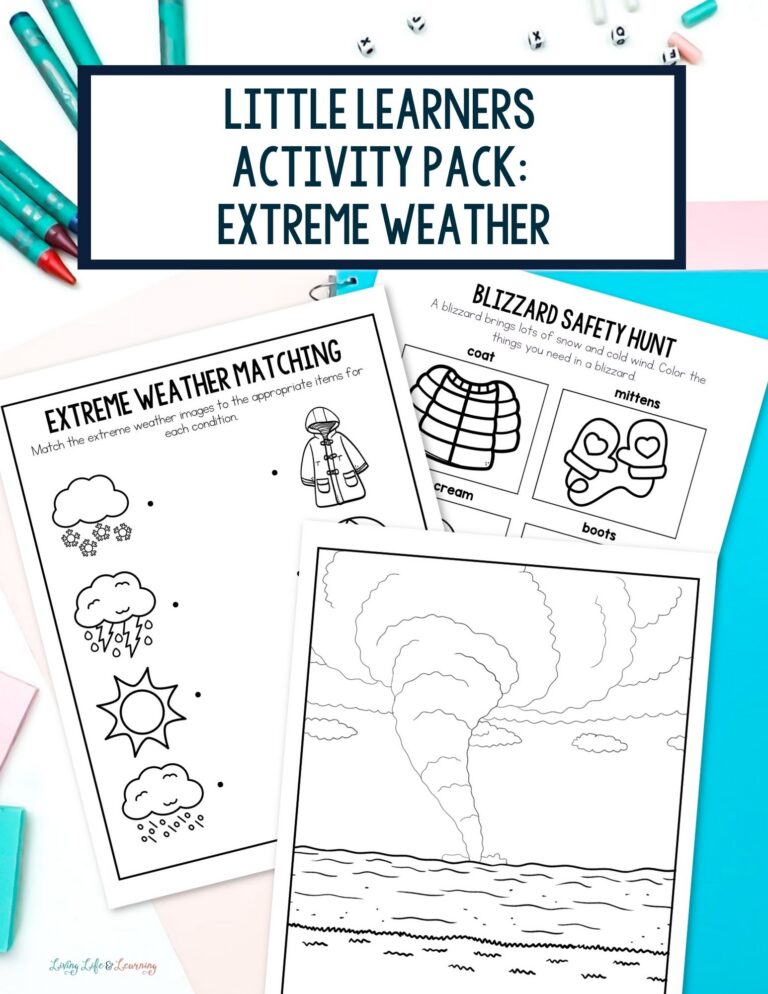 Little Learners Activity Pack: Extreme Weather