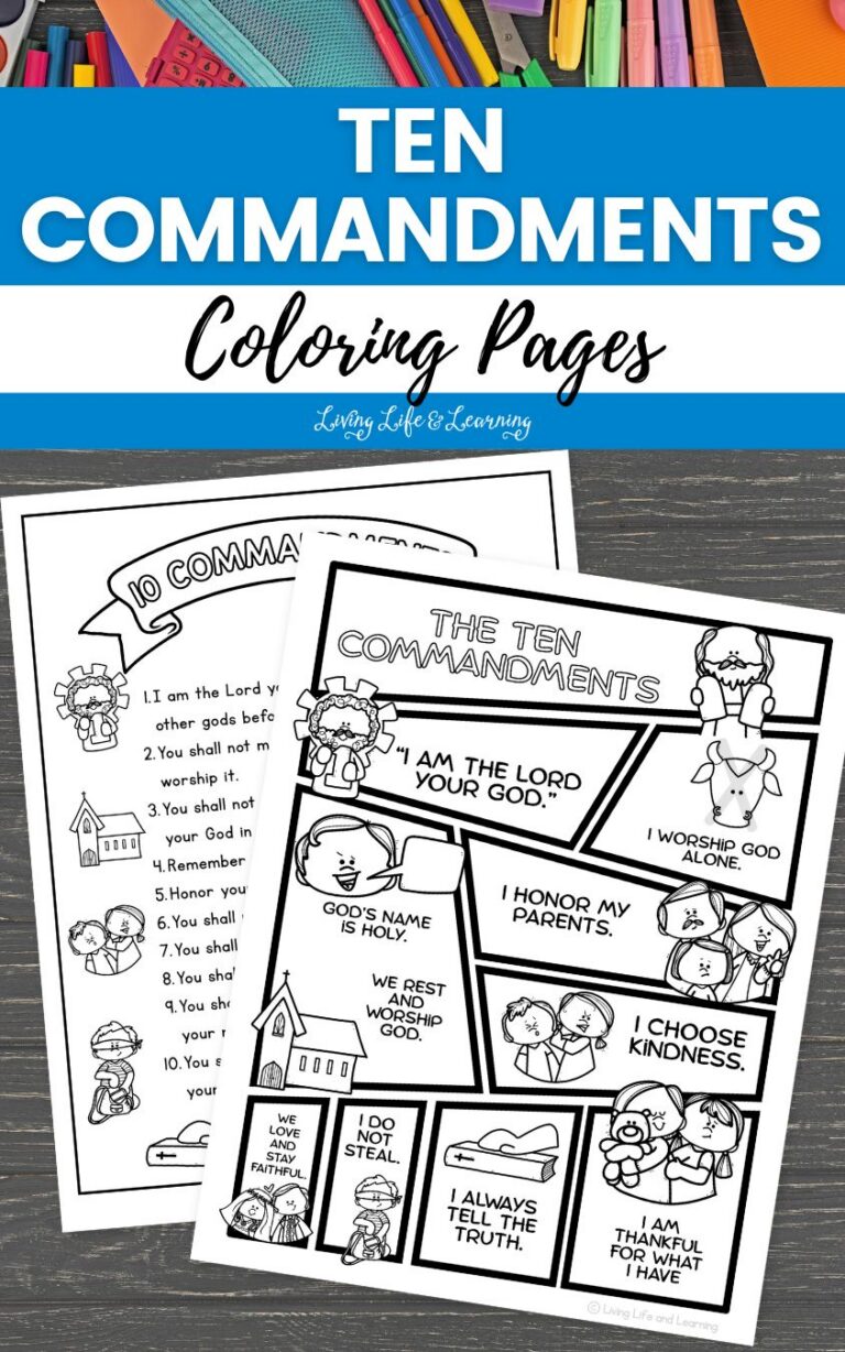 Ten Commandments Coloring Pages