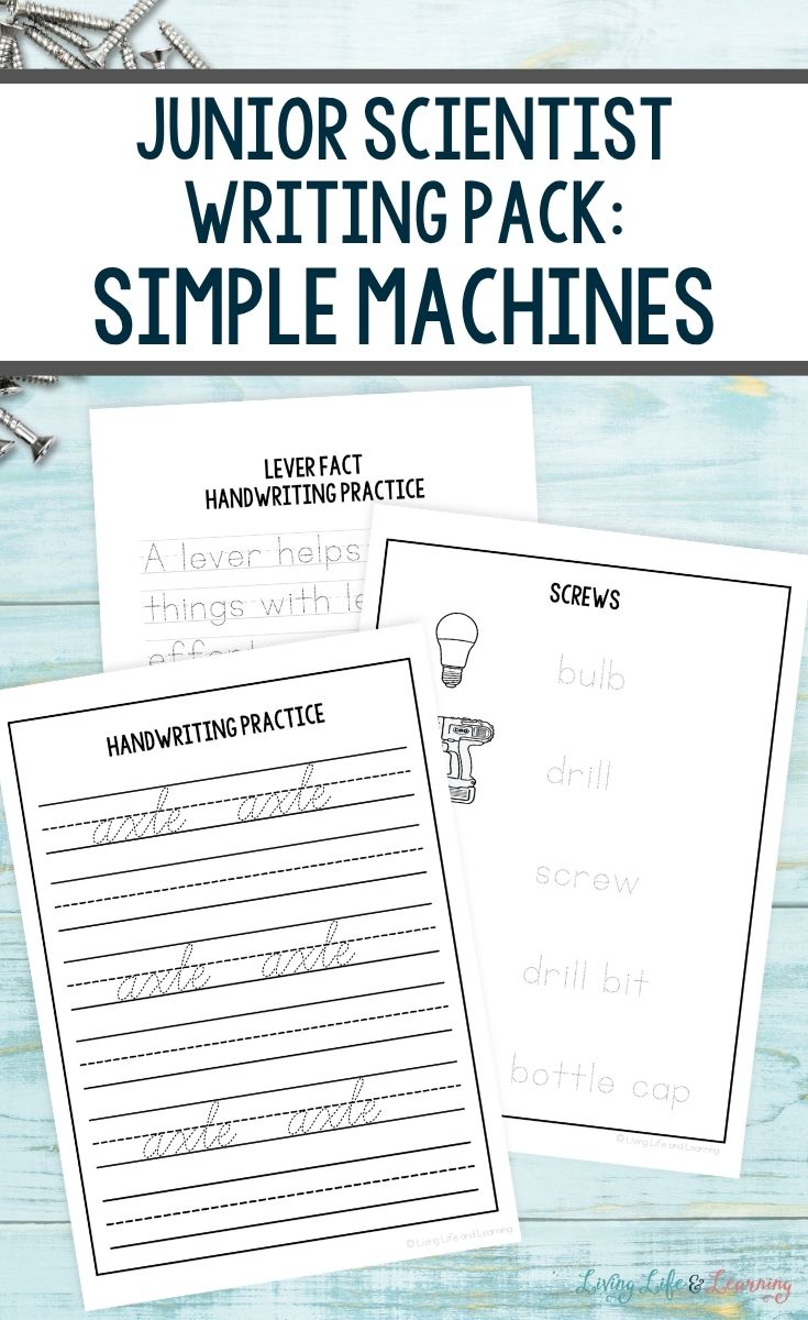 pages of Junior Scientist Writing Pack: Simple Machines