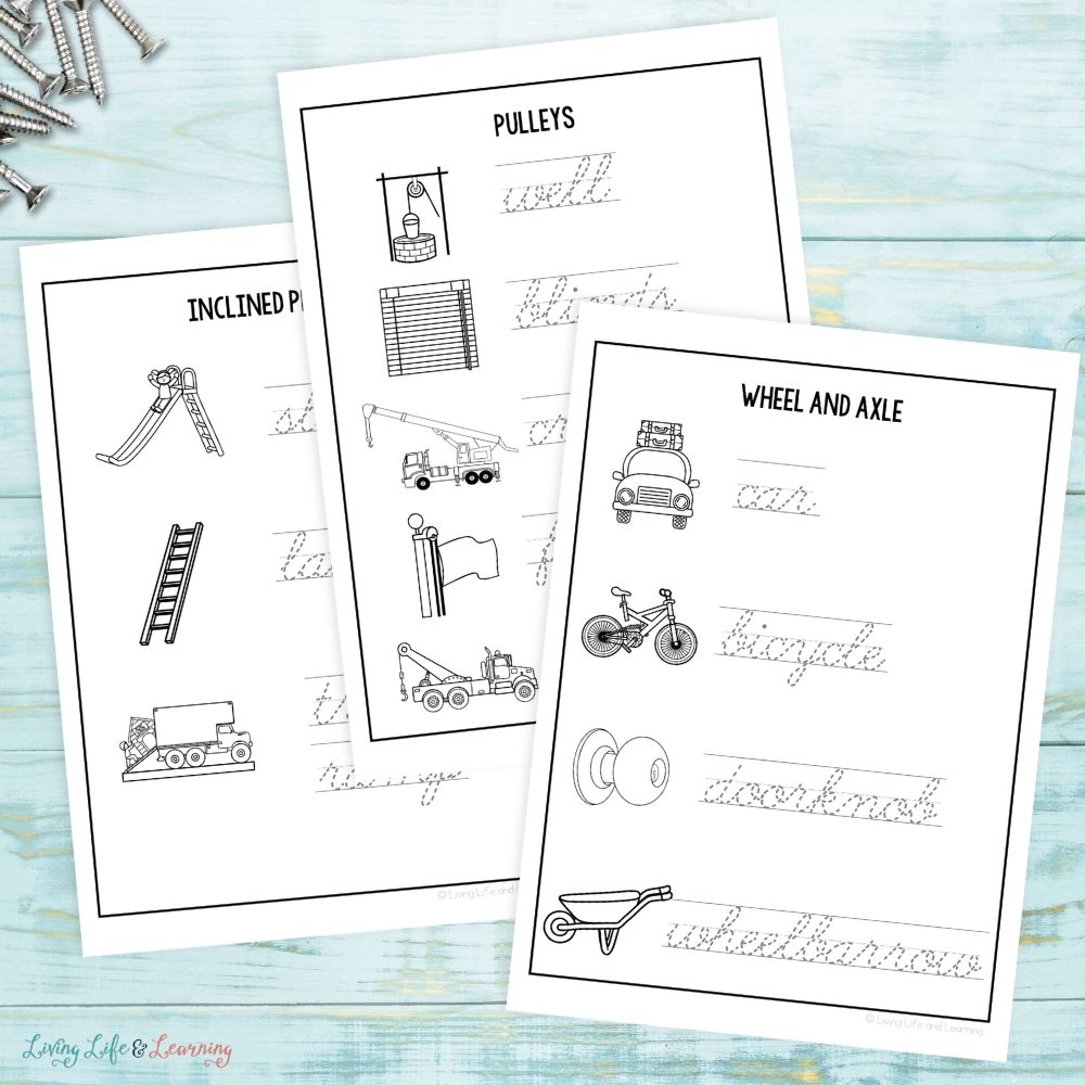 pages of Junior Scientist Writing Pack: Simple Machines