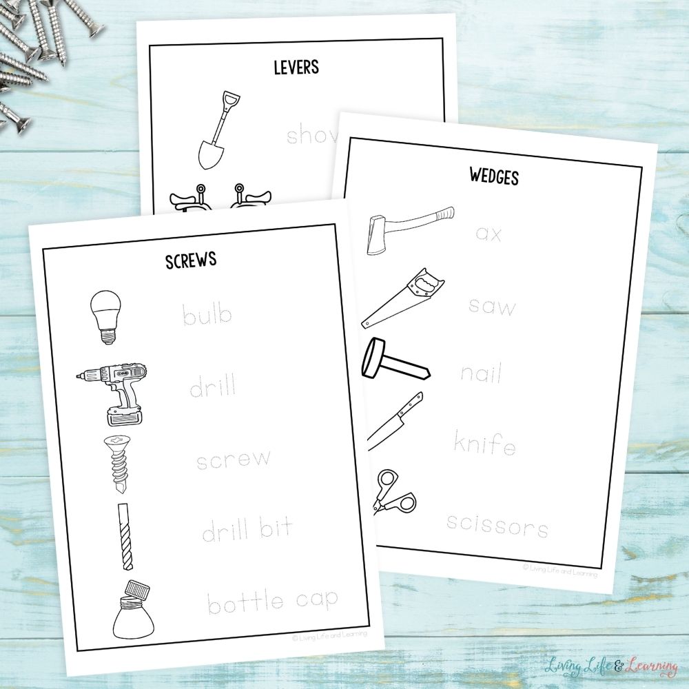 pages of Junior Scientist Writing Pack: Simple Machines