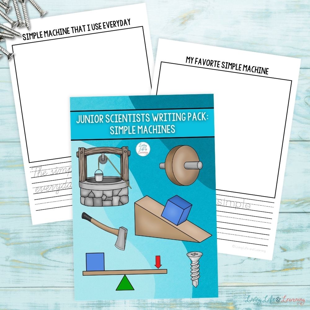 pages of Junior Scientist Writing Pack: Simple Machines