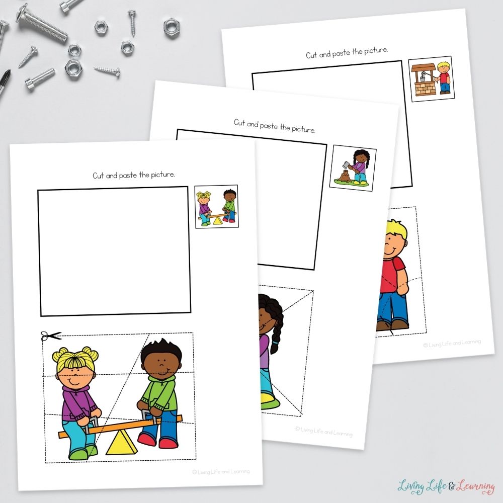 pages of Little Learners Fine Motor Pack Simple Machines