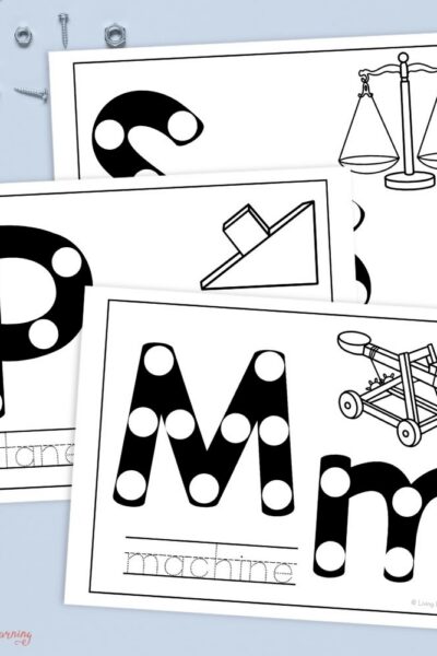 TPT Graphics – Little Learners Writing Pack_ Simple Machines (2) pages of Little Learners Writing Pack: Simple Machines