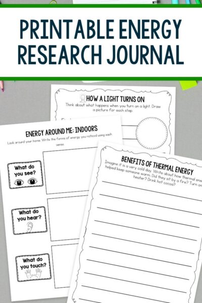 pages included in the Printable Energy Research Journal