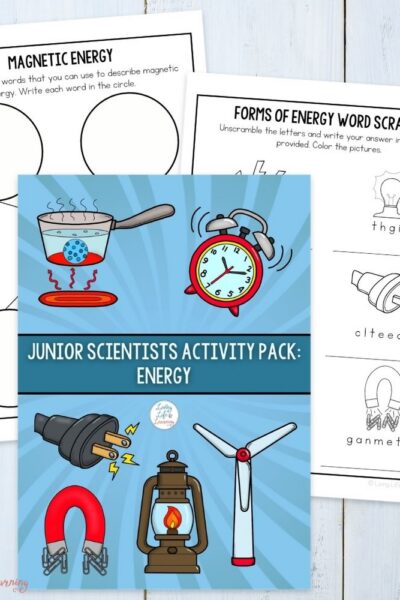 TPT Graphics – Junior Scientist Activity Pack_ Energy (2) pages included in the Junior Scientist Activity Pack: Energy