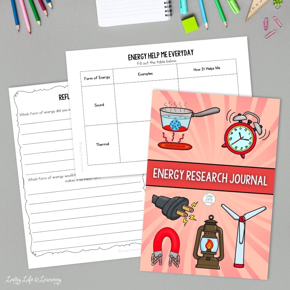 pages included in the Printable Energy Research Journal