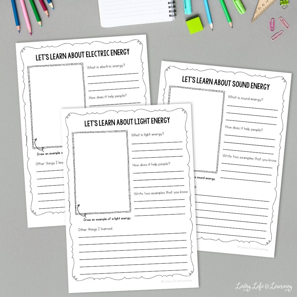 pages included in the Printable Energy Research Journal