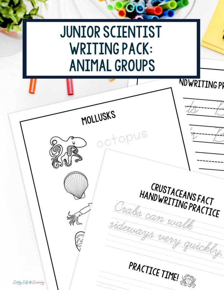 Junior Scientist Writing Pack: Animal Groups