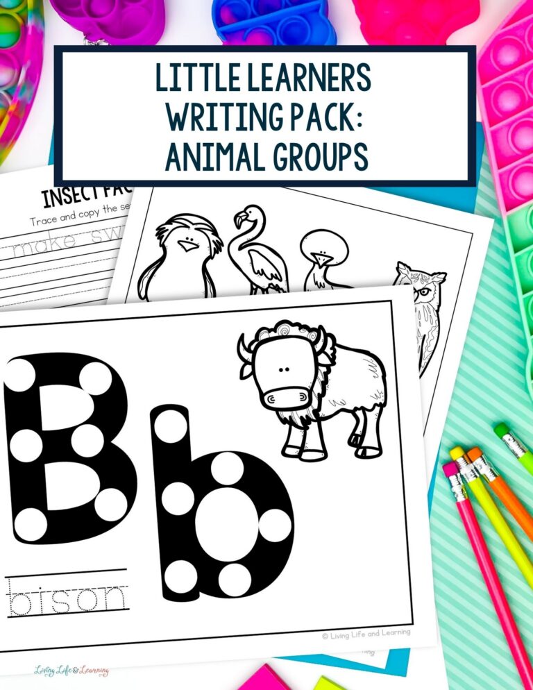 Little Learners Writing Pack: Animal Groups